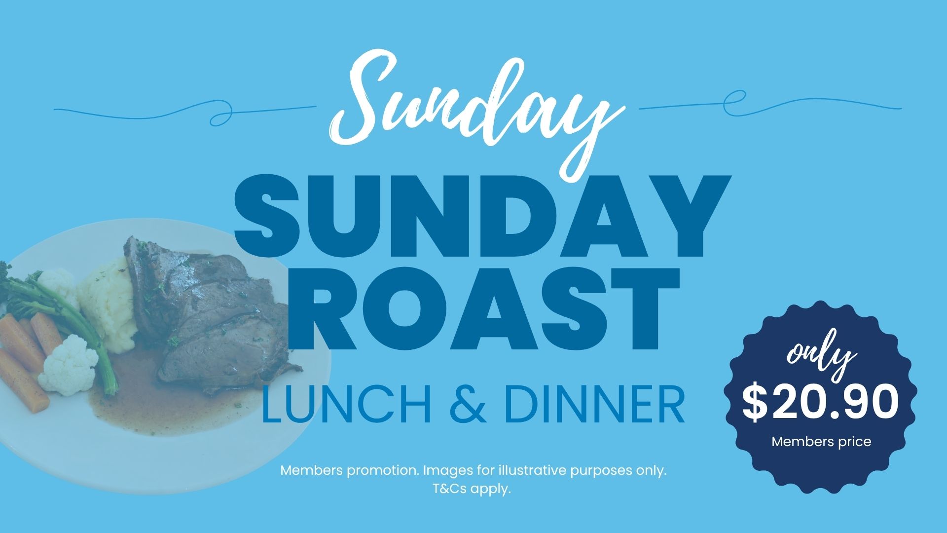 Club Broadbeach Sunday Roast